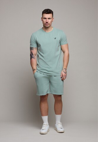 Distorted People Regular Trousers in Green