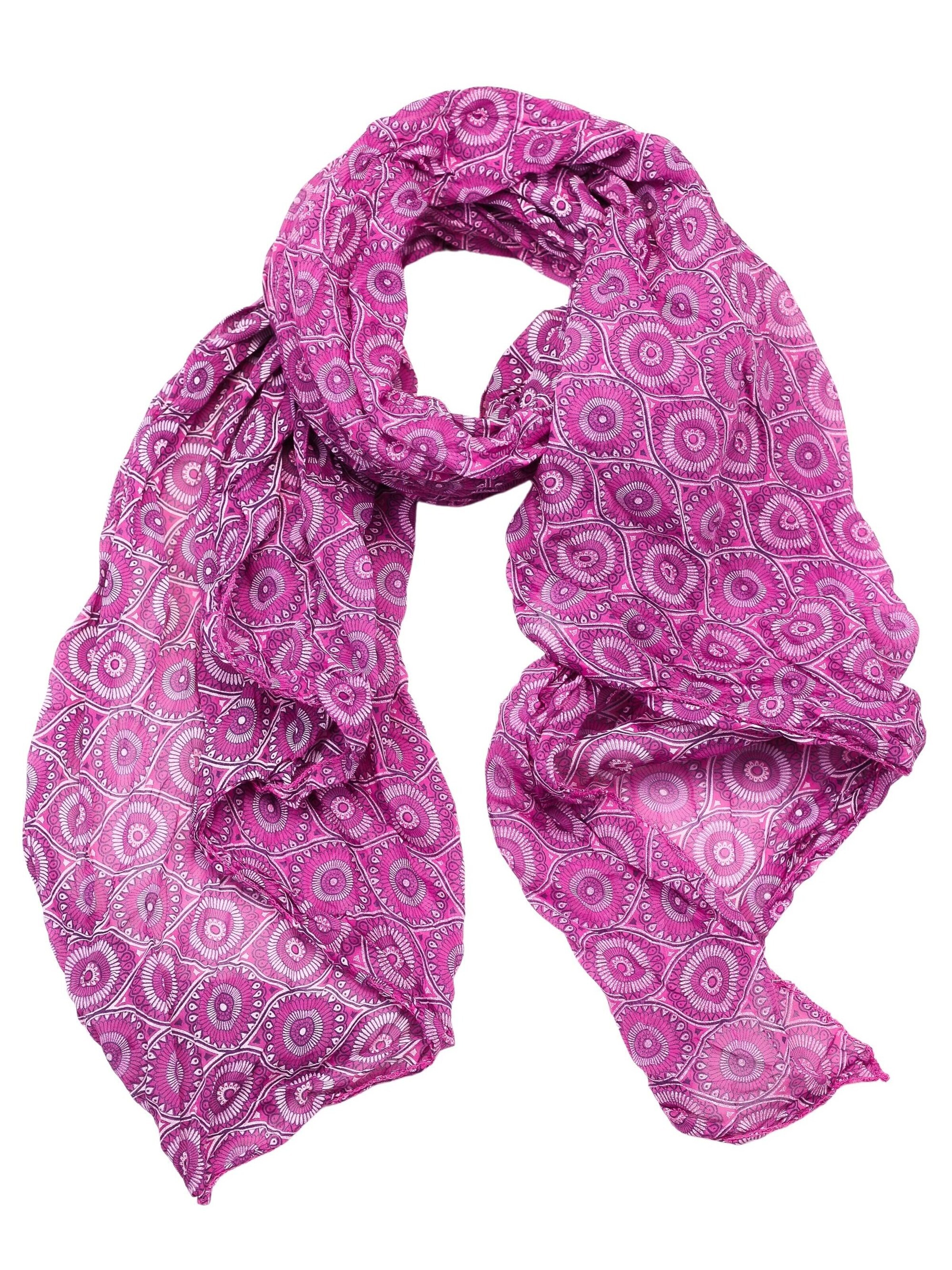 COLLEZIONE ALESSANDRO Schal 'Ra'‌‌‌‌‌‌‌‌‌ in Pink: Vorderseite