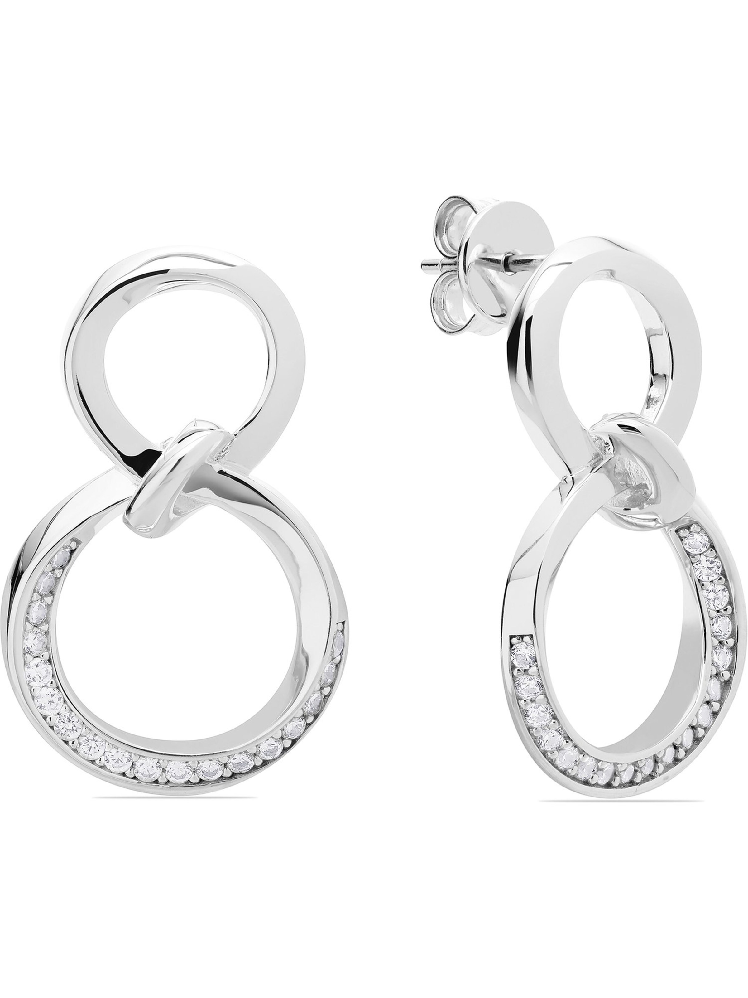 JETTE Earrings in Silver, Item view