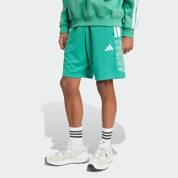 ADIDAS SPORTSWEAR - regular Pantalón deportivo 'TIRO' en verde: frente