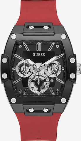 Orologio analogico 'Phoenix' di GUESS in rosso: frontale
