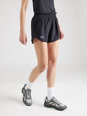 UNDER ARMOUR regular Sportsbukser 'Fly-By 3' i sort: forside