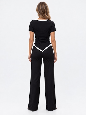 RYVAN Leisure suit 'Zweiteiliges Set' in Black