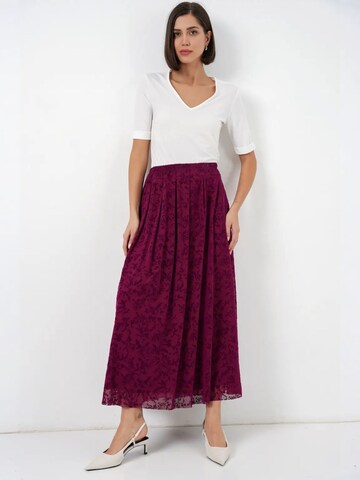 Bigdart Skirt in Purple: front