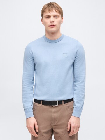 BOSS Trui 'Kanovano_S' in Blauw: voorkant