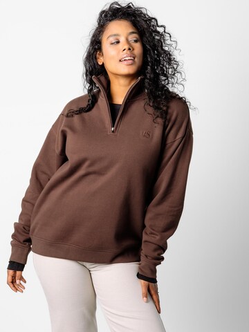 trueStory Pullover 'GYANI'‌‌‌‌‌‌ in Braun