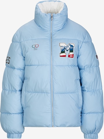 19V69 ITALIA Kurtka zimowa 'Joja' w kolorze niebieski: przód