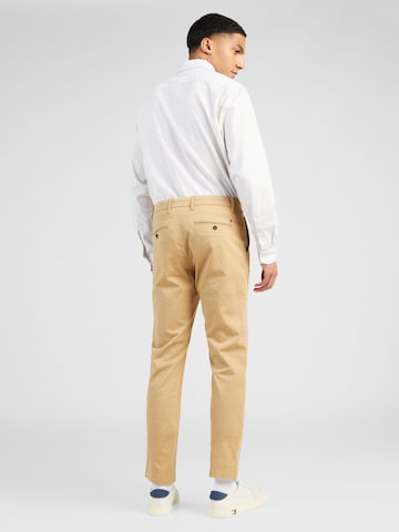 Coupe slim Pantalon chino 'Bleecker' TOMMY HILFIGER en marron