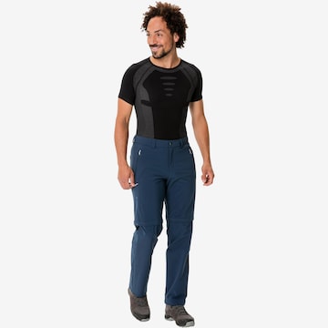 VAUDE Regular Outdoor Pants 'Farley' in Blue