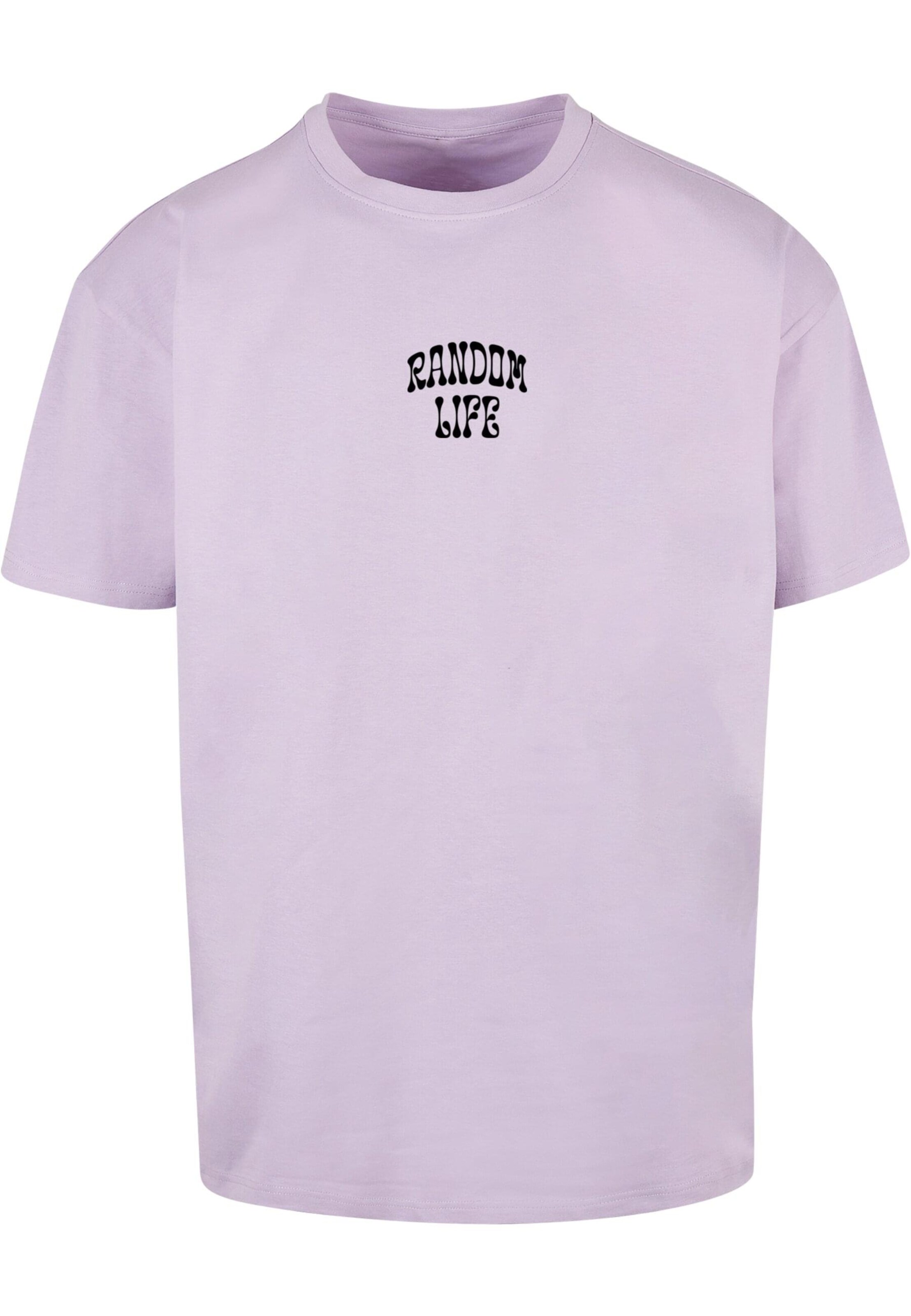 Merchcode Shirt 'Random Life' in Purple: front