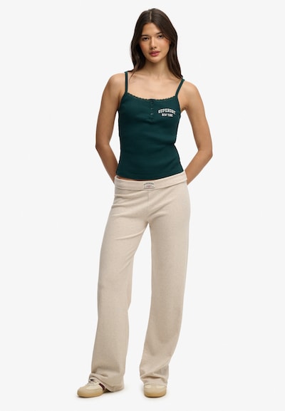 Superdry & Co Pantalon de sport en beige, Vue avec produit
