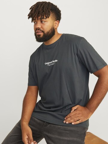 Jack & Jones Plus Shirt 'JORVesterbro' in Grey