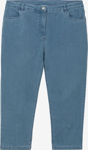 SHEEGO Skinny Jeans in Blue: front