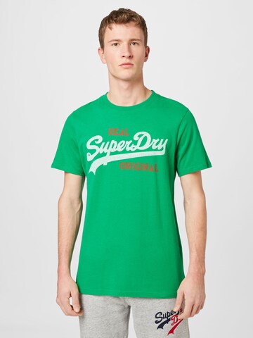 Superdry Shirt in Green: front