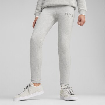 PUMA Skinny Leggings 'Squad' in Grijs: voorkant