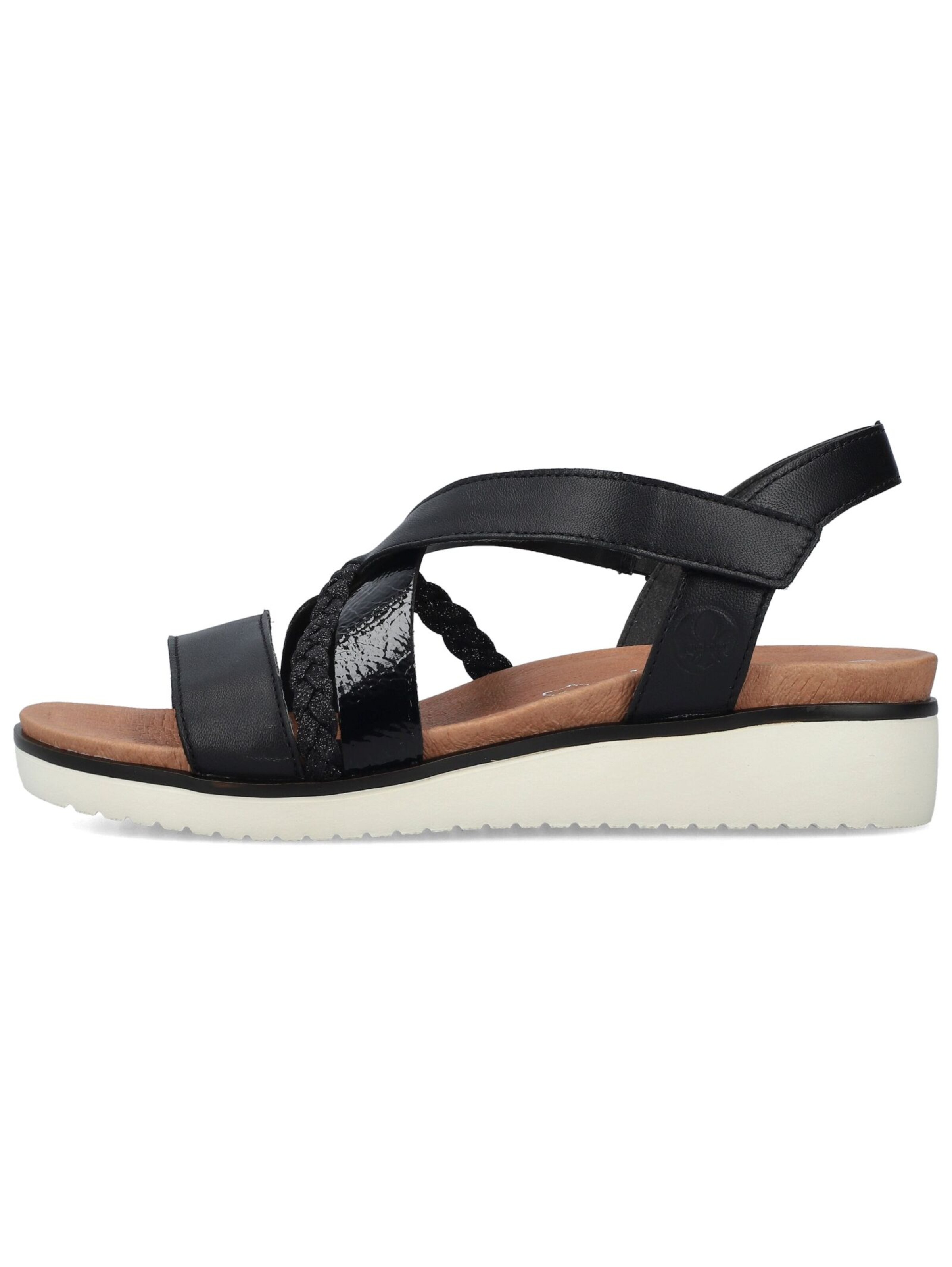 Sandalo con cinturino di Rieker in nero