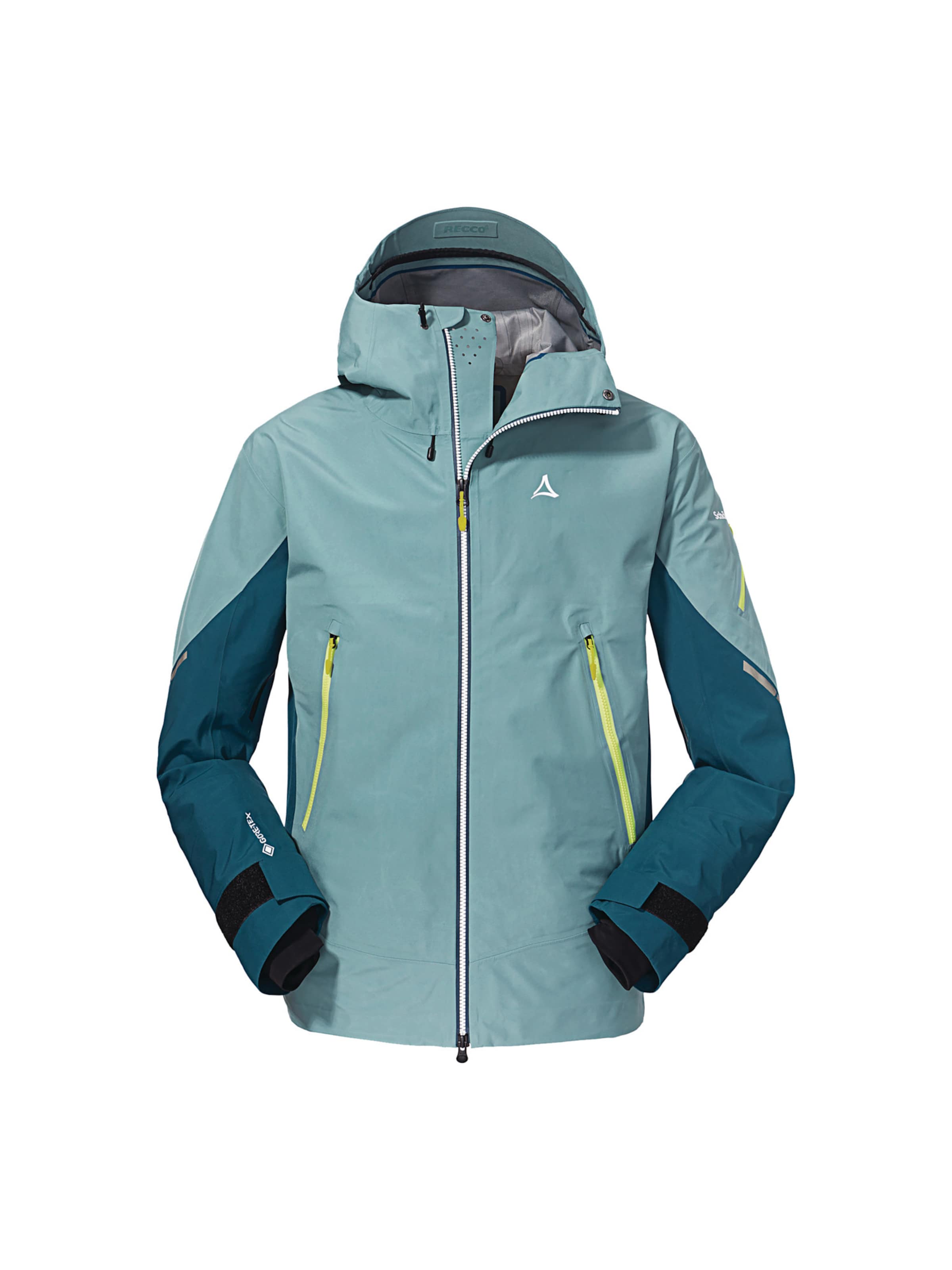 Giacca sportiva 'Cimerlo' Schöffel di colore navy / opale / giallo, Visualizzazione prodotti