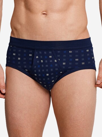 SCHIESSER Slip 'Cotton Essentials Feinripp' in Blue
