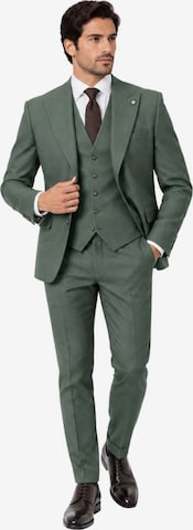 Guild Suit 'Slim fit Business Anzug' in Green: front