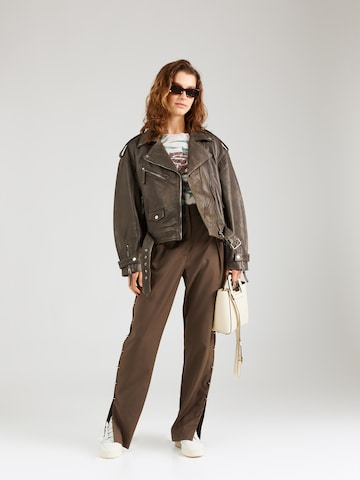 Goosecraft Between-Season Jacket 'Galoway' in Brown