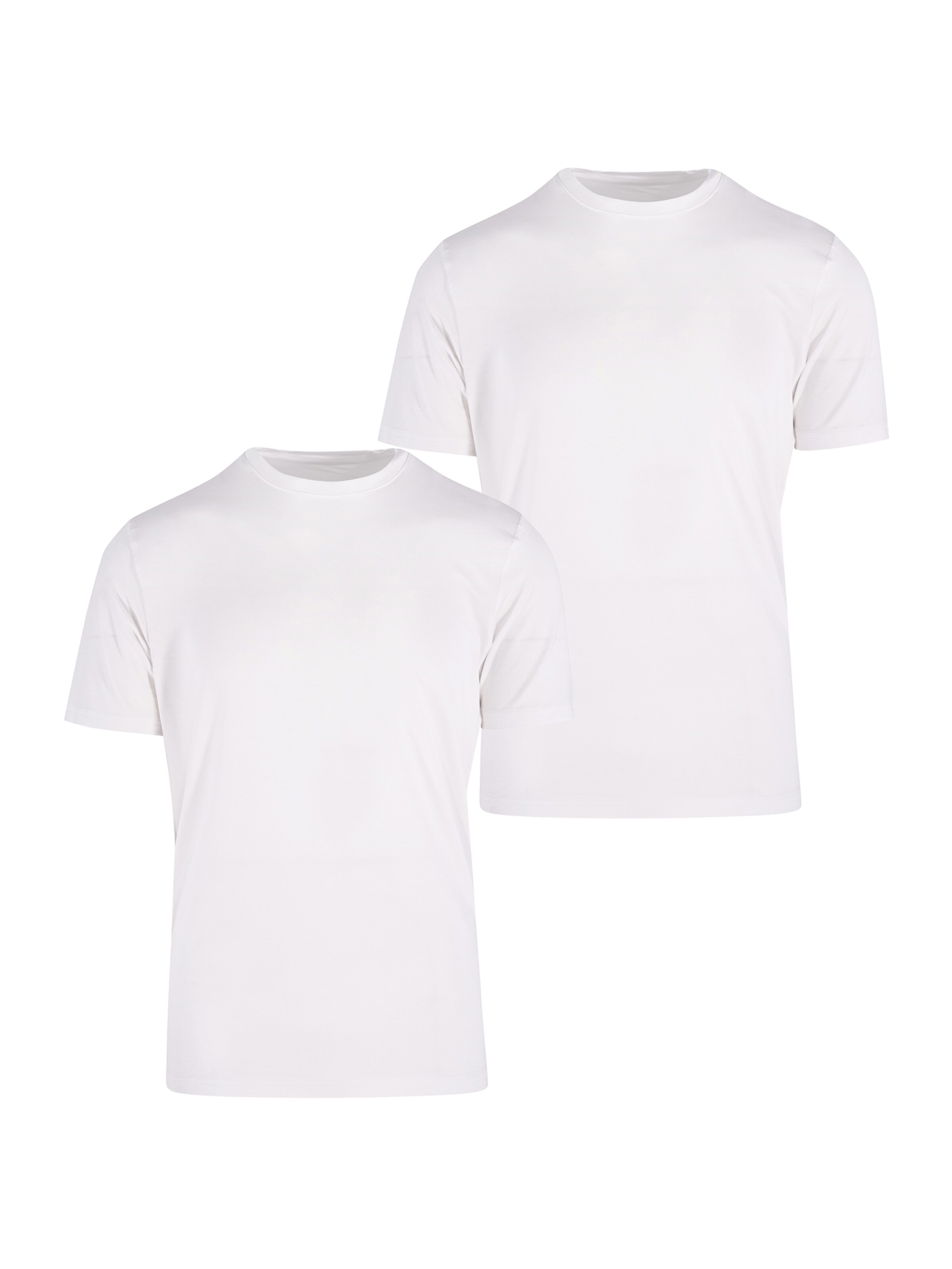 Blackspade Onderhemd ' Silver ' in Wit: voorkant