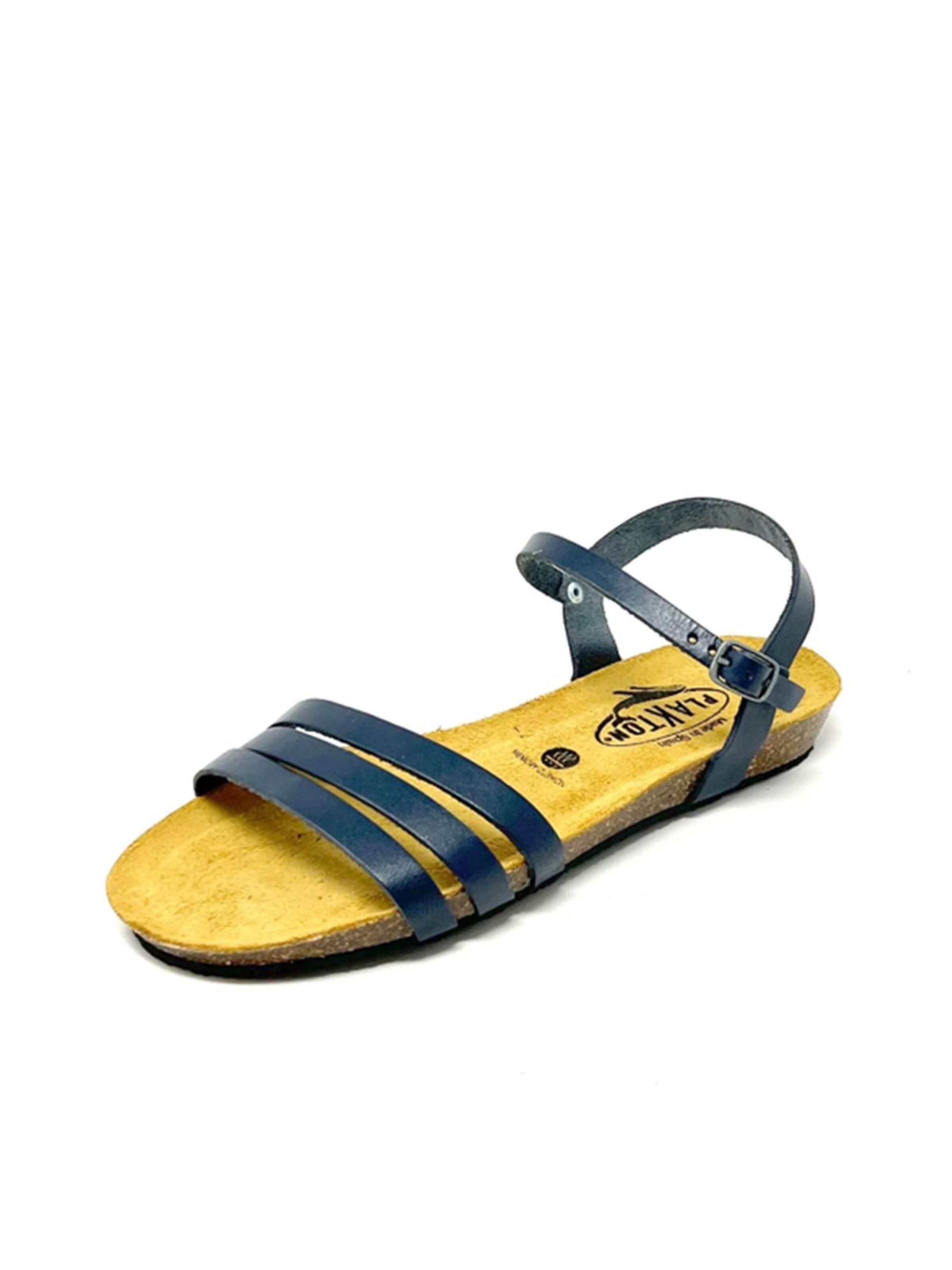 Plakton Sandale 'Fran Alou'‌‌‌ in Blau: Vorderseite