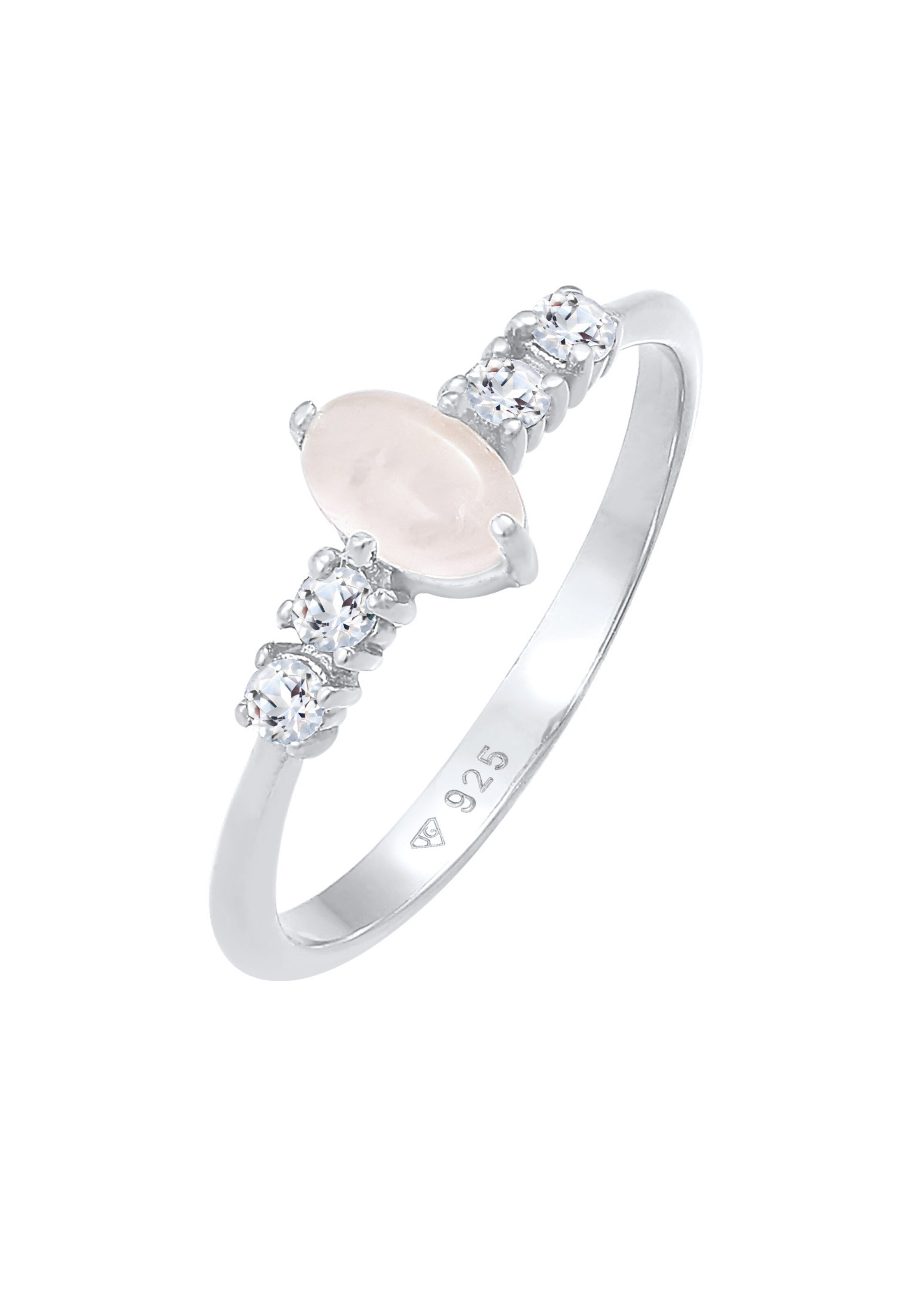 Bague ELLI PREMIUM en argent : devant