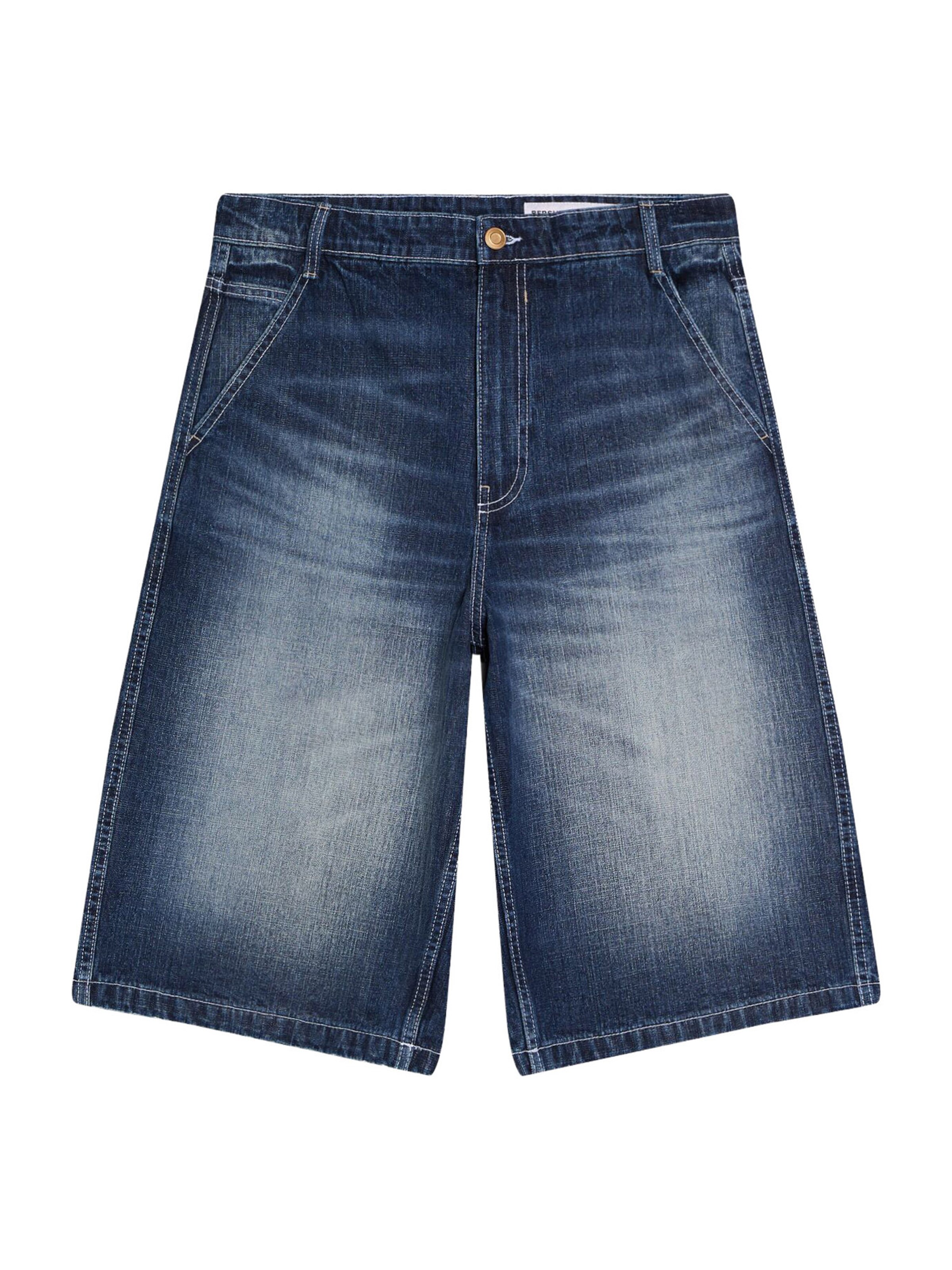 Bershka Kavbojke | modra barva: sprednja stran