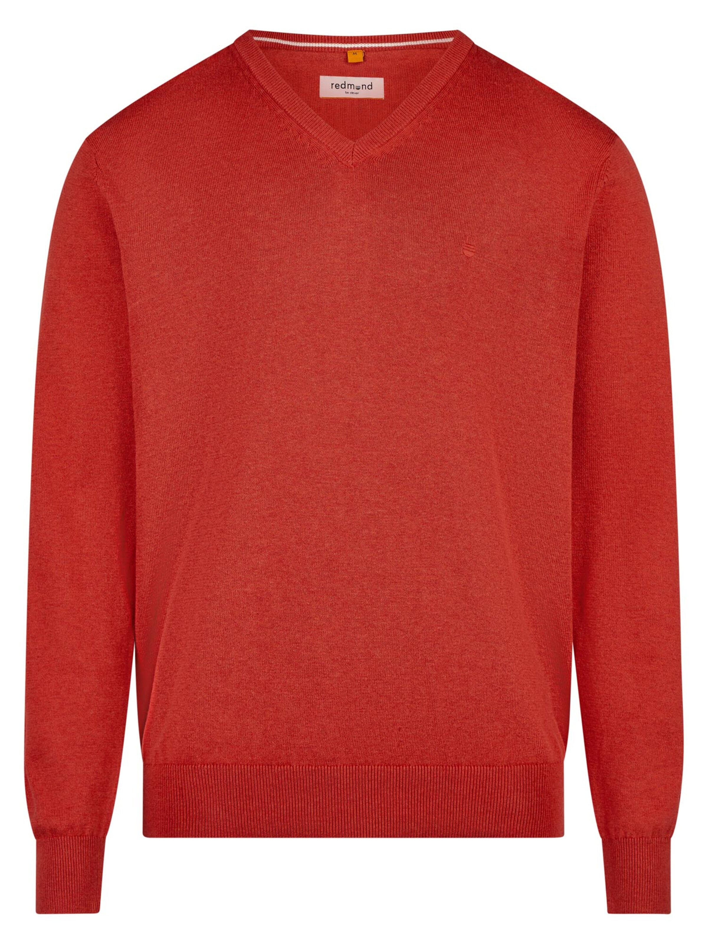 redmond Sweater 'Basic' in Red: front