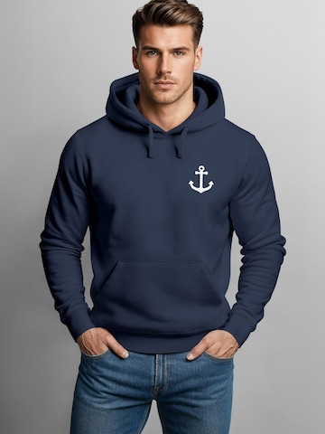 Neverless Sweatshirt 'Anker' in Blue