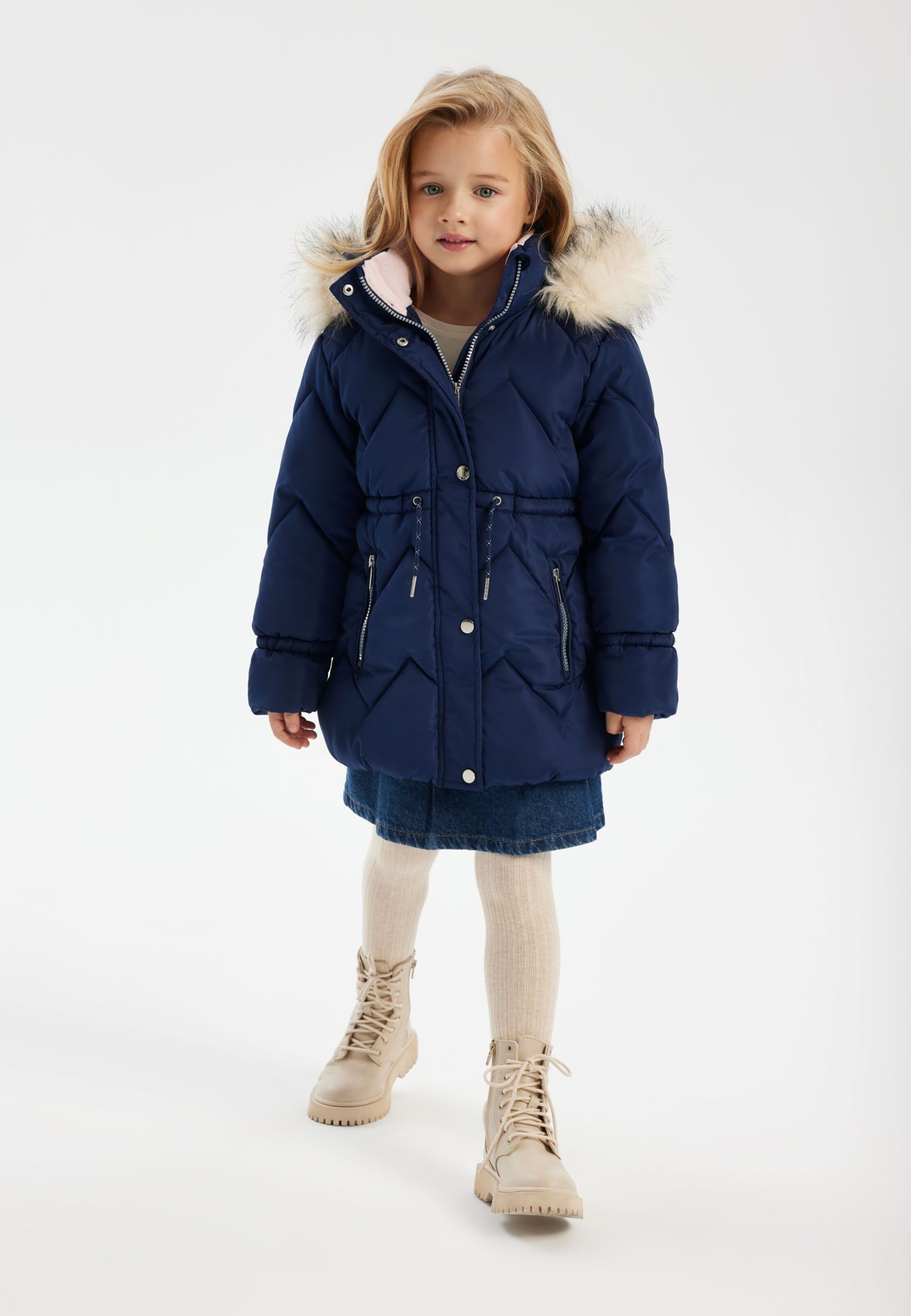 MINOTIZimska jakna - plava boja: prednji dio