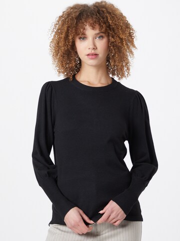 Pull-over 'VIOLET' ONLY en noir : devant