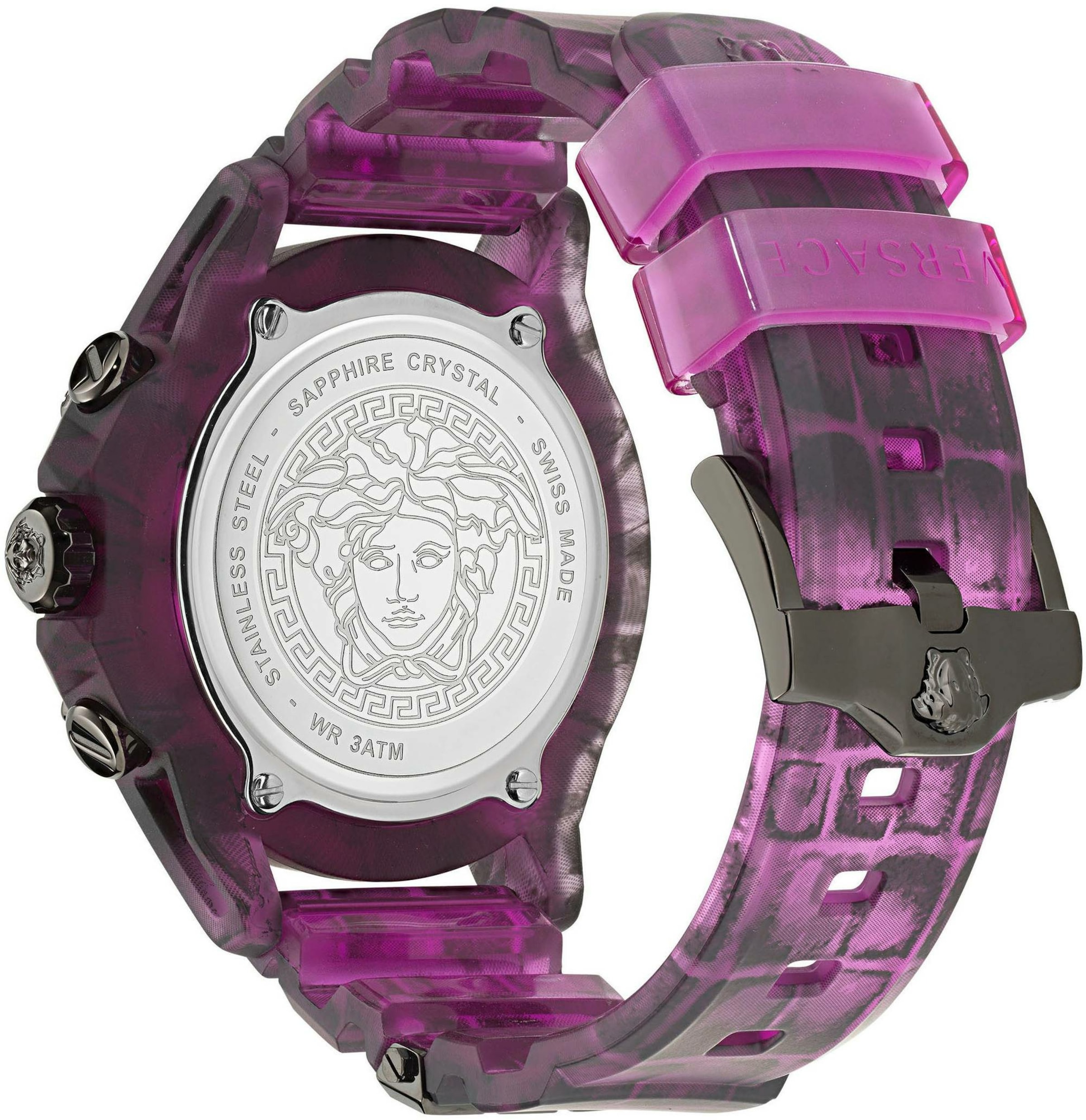 VERSACE Uhr 'Icon Active ' in Lila