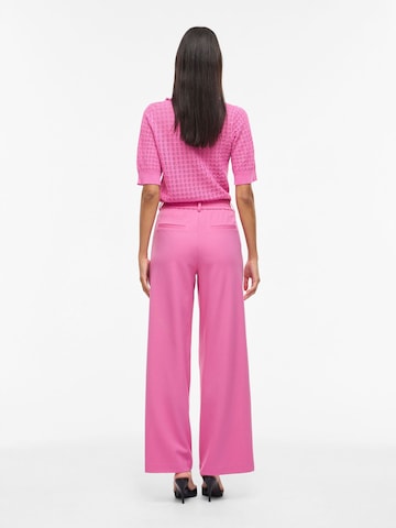 VILA Wide Leg Hose 'VIVarone' in Pink