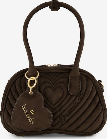 Braccialini - Bolso de mano 'Beth Matelassé' en marrón: frente