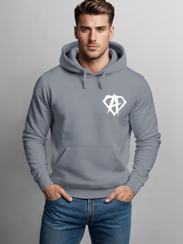 Neverless Sweatshirt 'Anarchy Gym' in Grey
