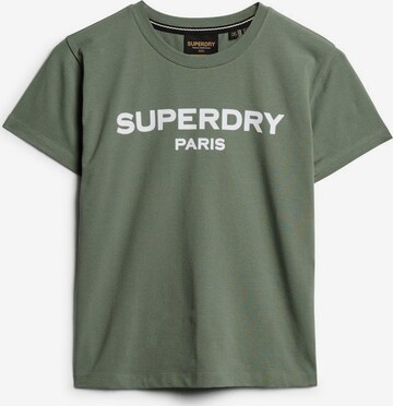 Superdry Shirt in Groen: voorkant