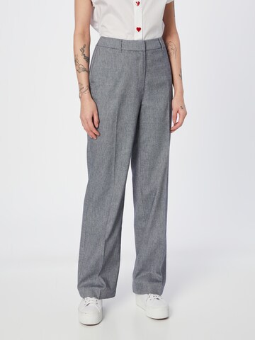 s.Oliver BLACK LABEL Wide Leg Hose in Blau: Vorderseite