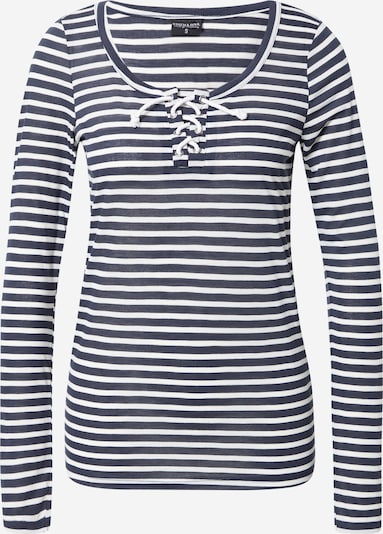 Stitch and Soul Shirt in dunkelblau / weiß, Produktansicht