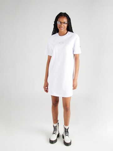 Robe ARMANI EXCHANGE en blanc : devant