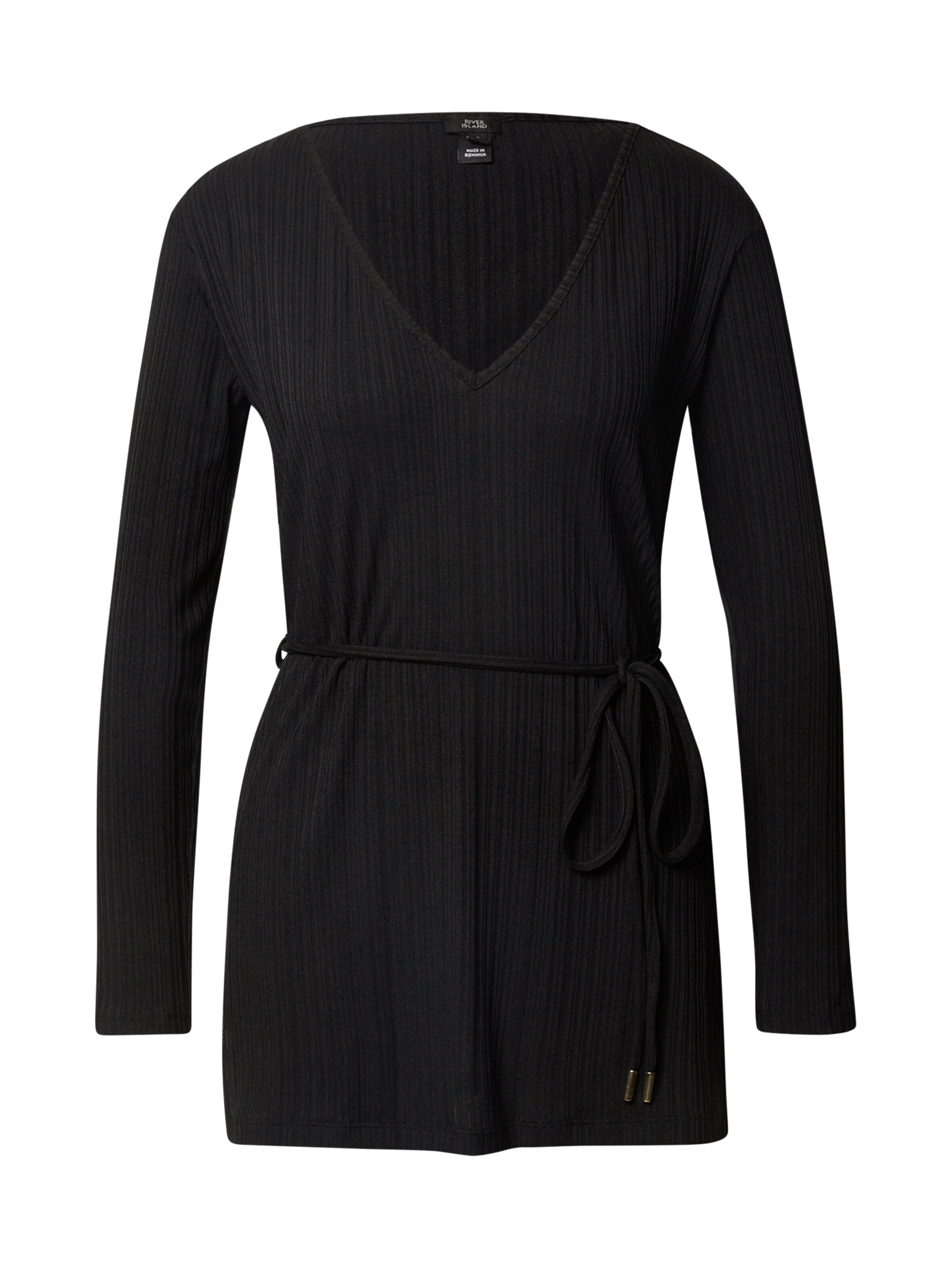 Chemisier River Island en noir : devant