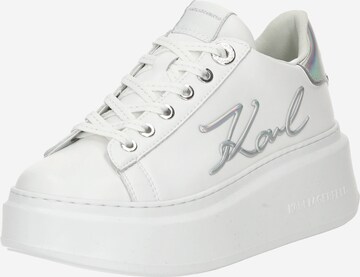 Sneaker bassa di Karl Lagerfeld in bianco: frontale