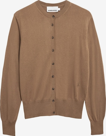 ARMEDANGELS Knit cardigan in Brown: front