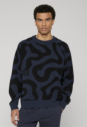 Pockies Sweater 'Swirl' in Blue: front