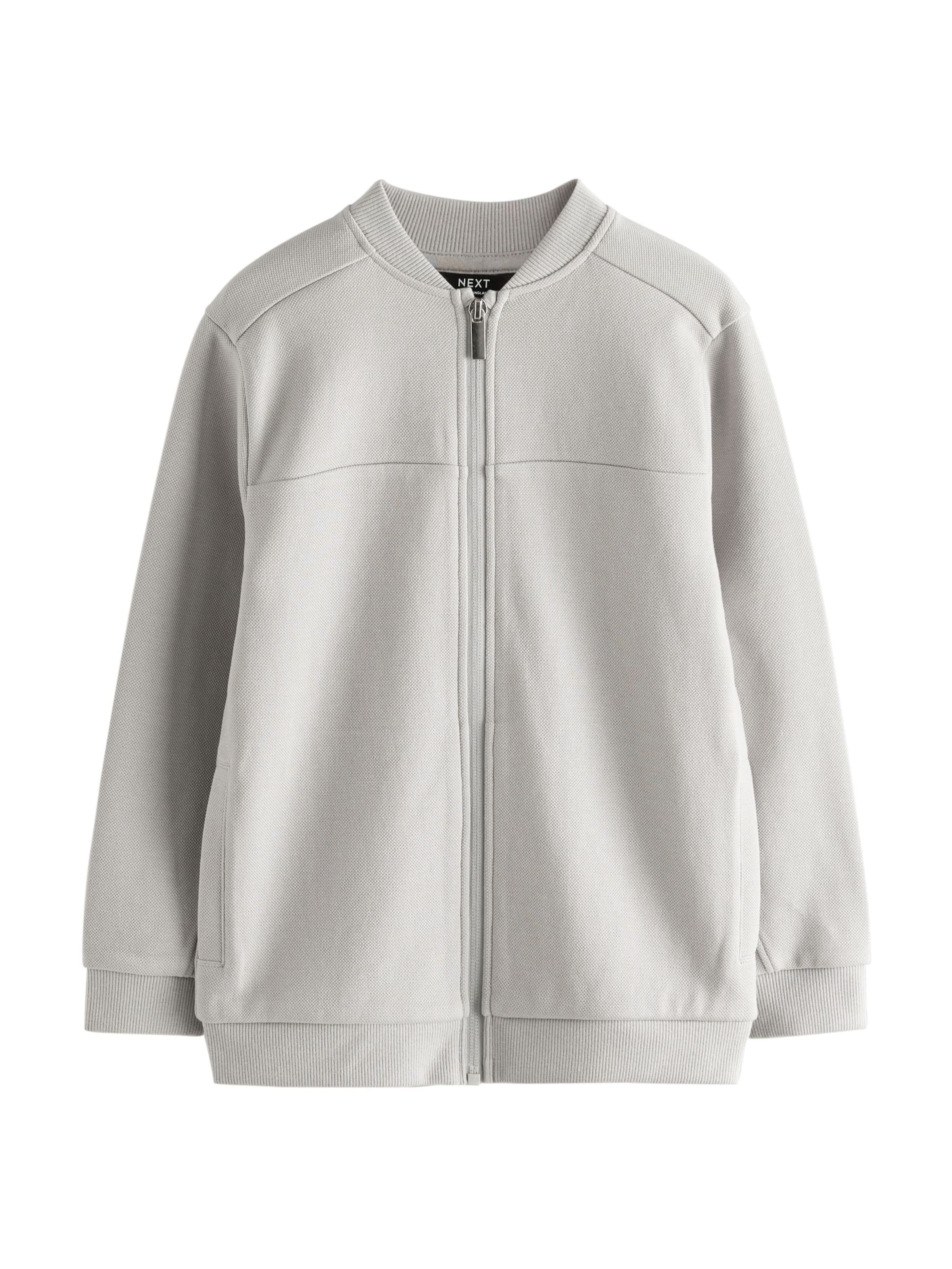 Next Суичъри с качулка в сиво: отпред