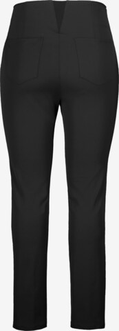 Ulla Popken Slim fit Pants 'Sienna' in Black