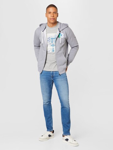 Pepe Jeans Zip-Up Hoodie 'PASCAL' in Grey