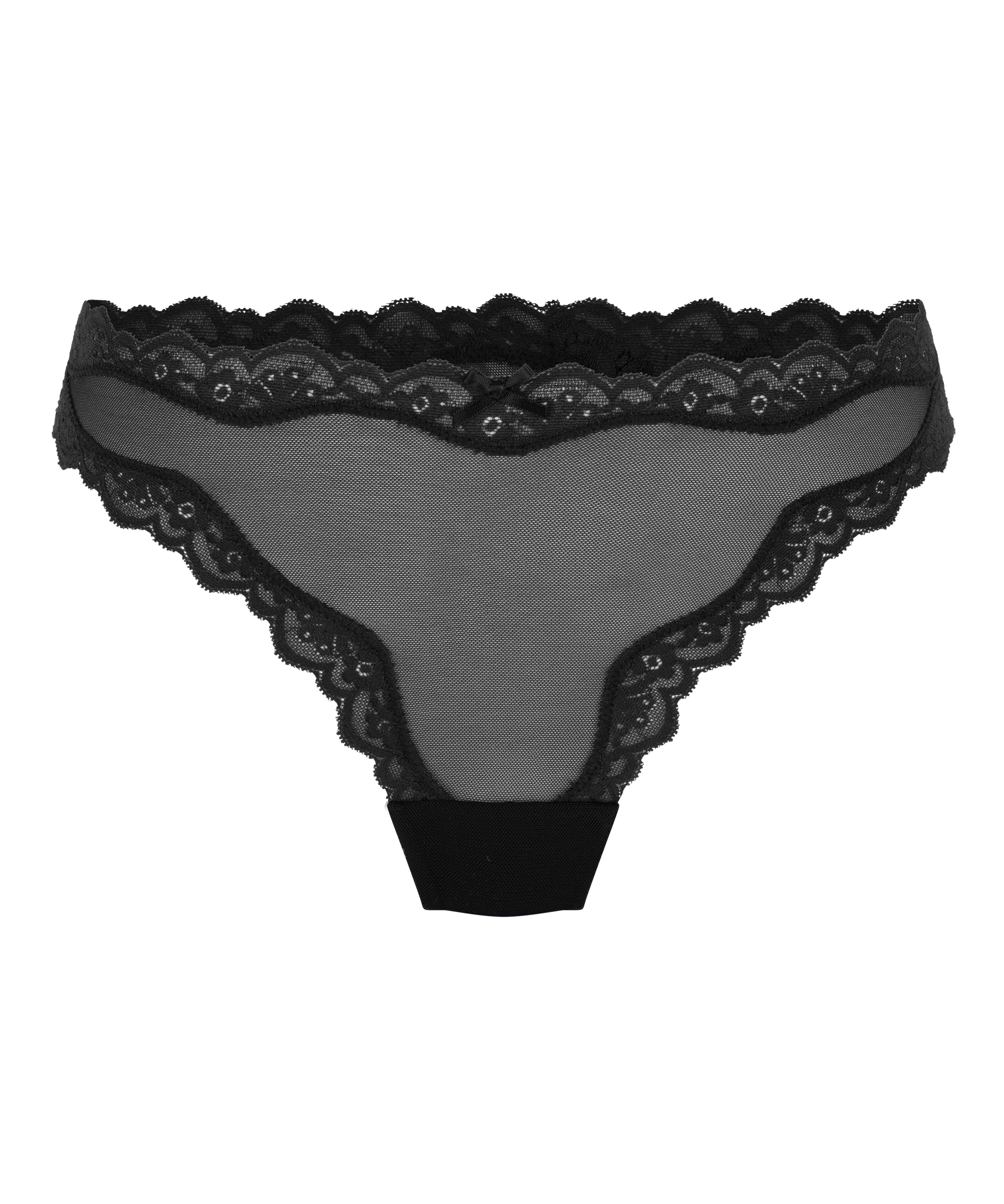 Hunkemöller Thong 'Hazel' in Black: front