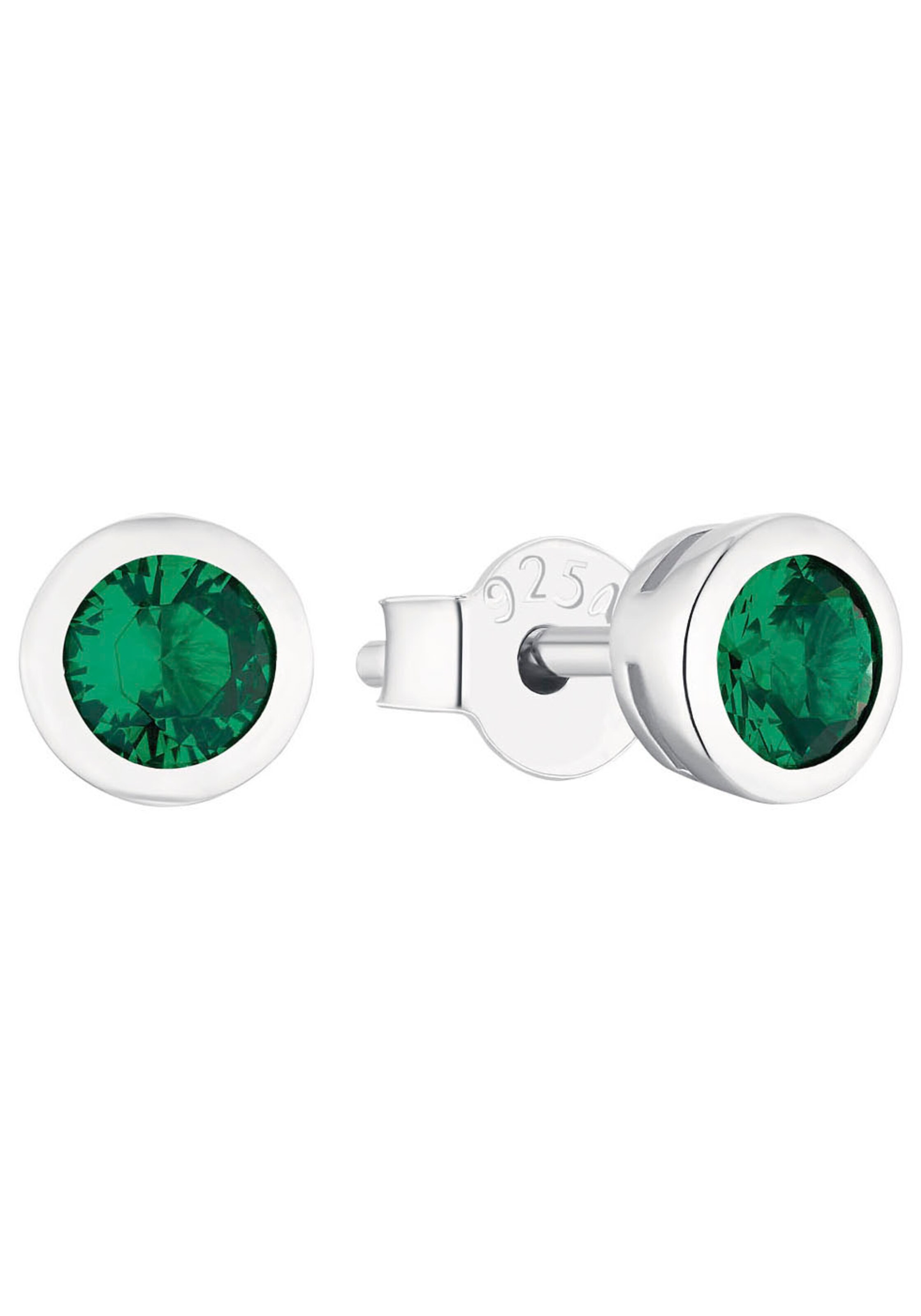 AMOR Ohrringe in Grün: Vorderseite