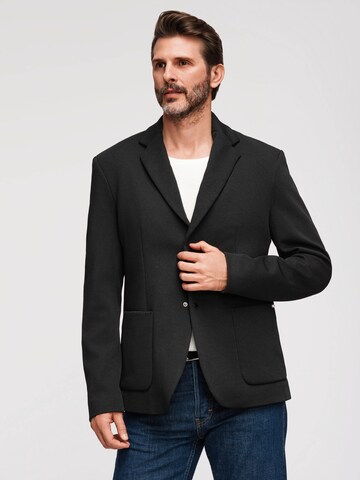 Ombre Regular fit Business-colbert in Zwart: voorkant